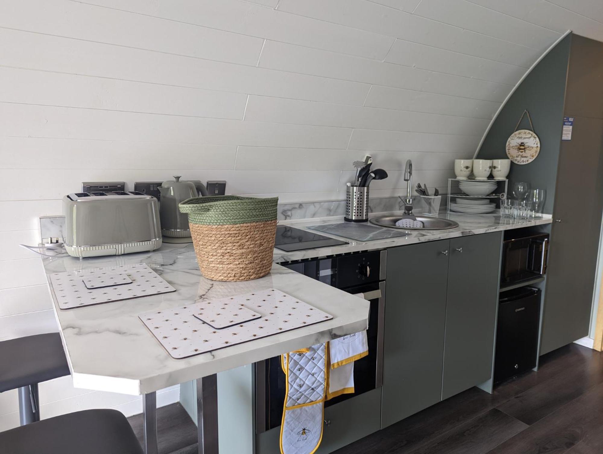 Vila Peacock Lake Glamping Nottingham Pokoj fotografie